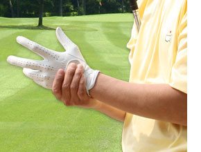 お届けしたゴルフグローブ